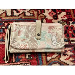 NWOT Sakroots Smartphone Wallet/Purse Pink Floral